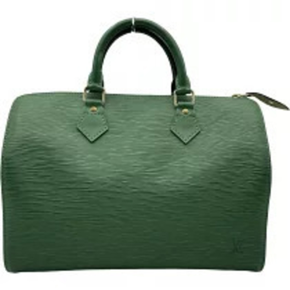Louis Vuitton Speedy Borneo Green Epi Leather Handbag